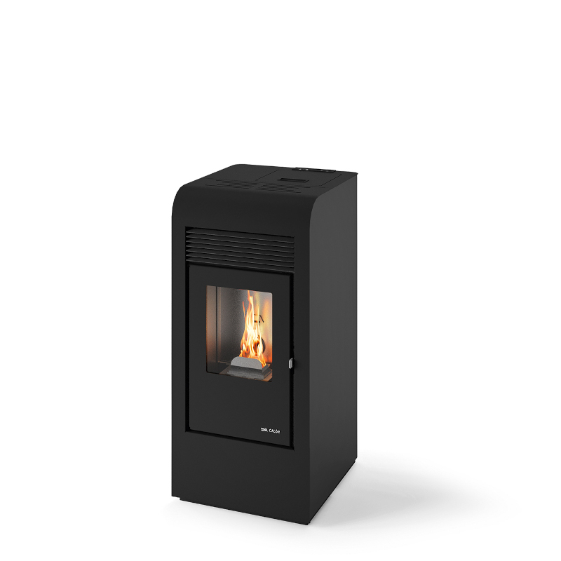 Eva Calòr RITA pelletskamin 8 kW – svart - 4