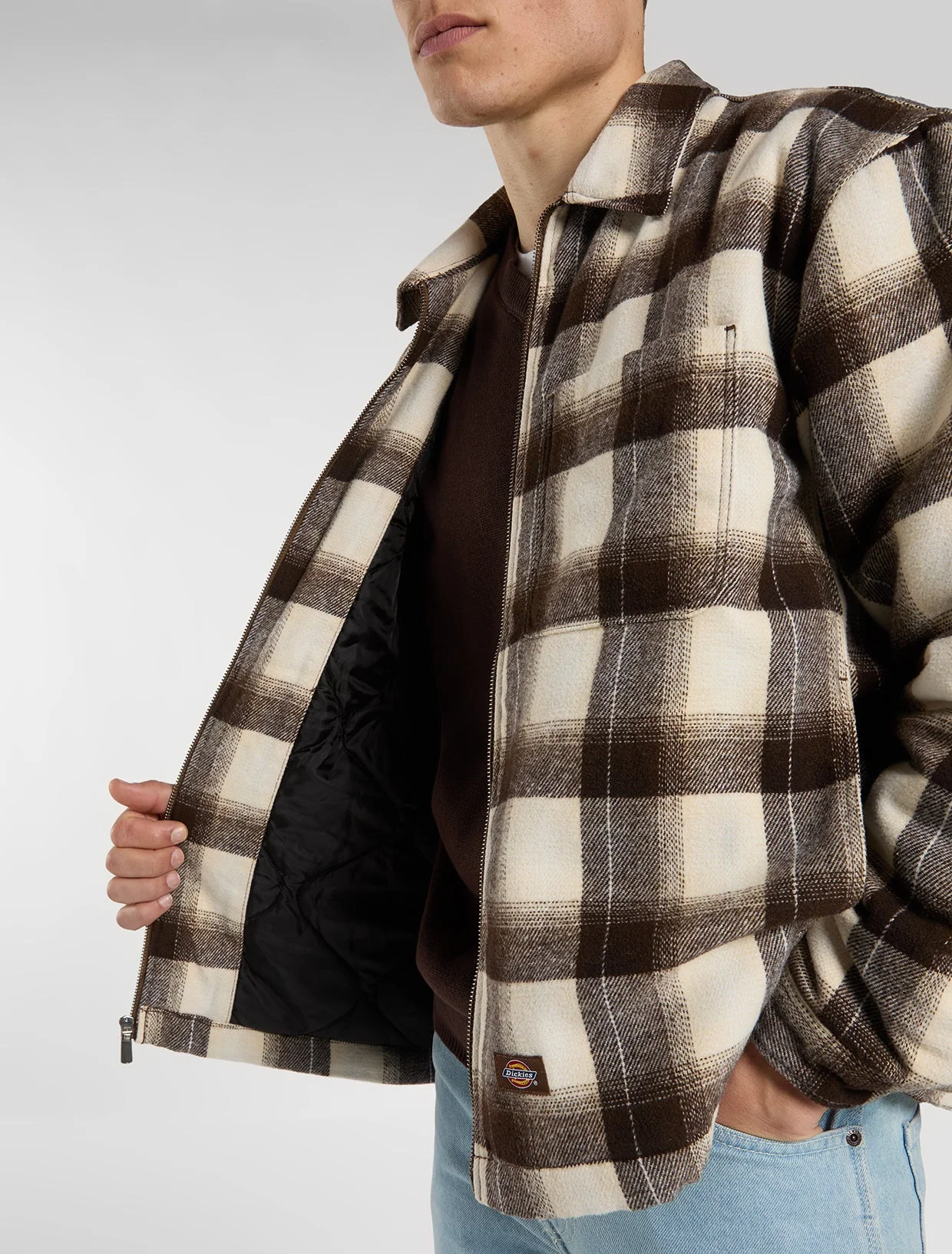 Dickies Florence Oversized Shacket Timber Brown - 6