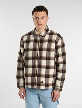 Dickies Florence Oversized Shacket Timber Brown