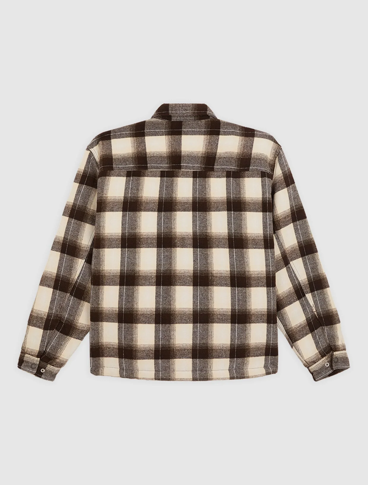 Fodrad flanell shacket - 3