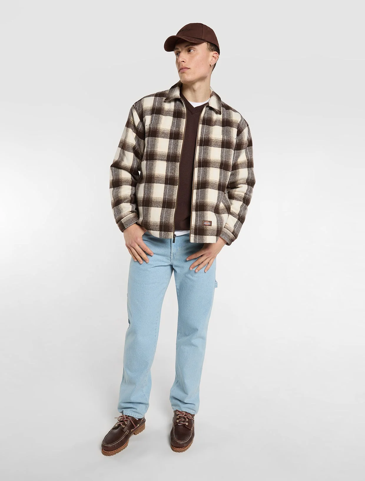 Fodrad flanell shacket - 2
