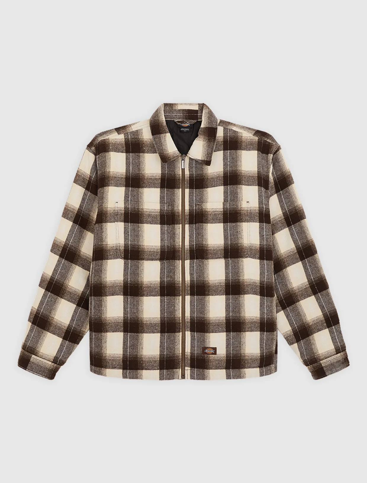 Fodrad flanell shacket