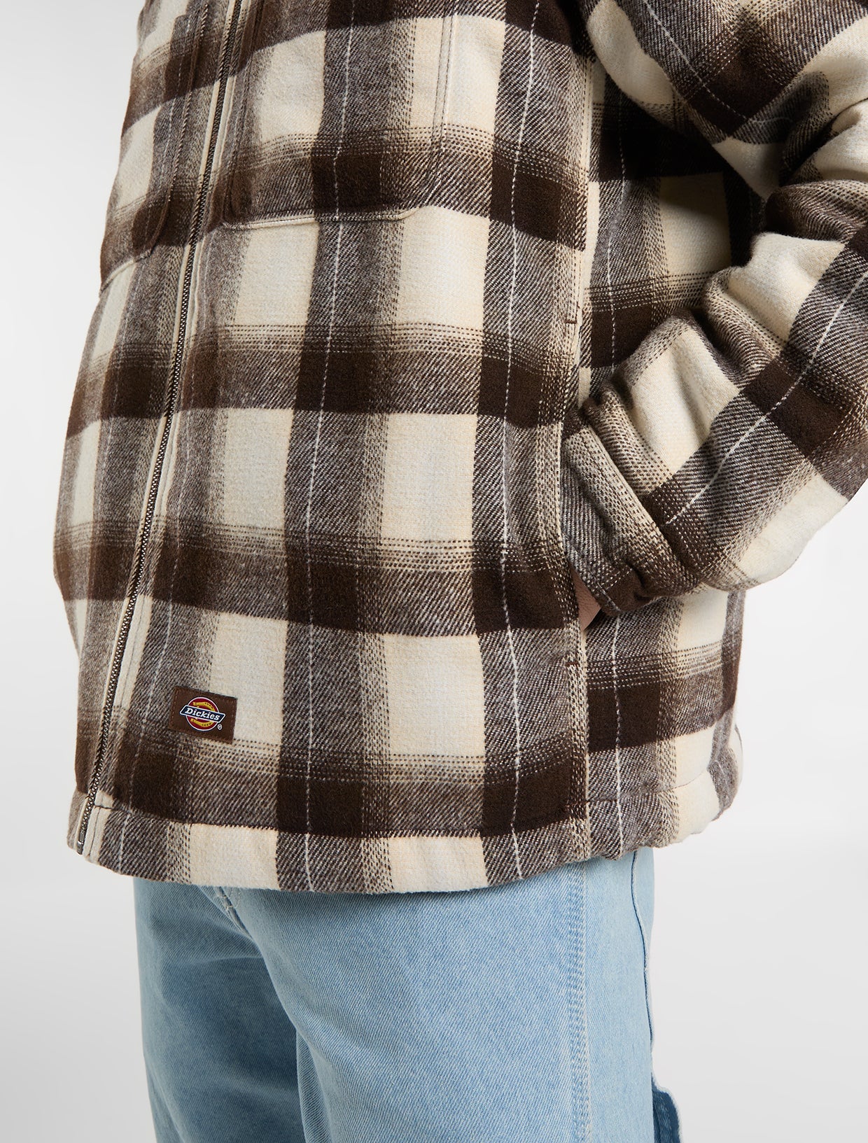 Fodrad flanell shacket - 5