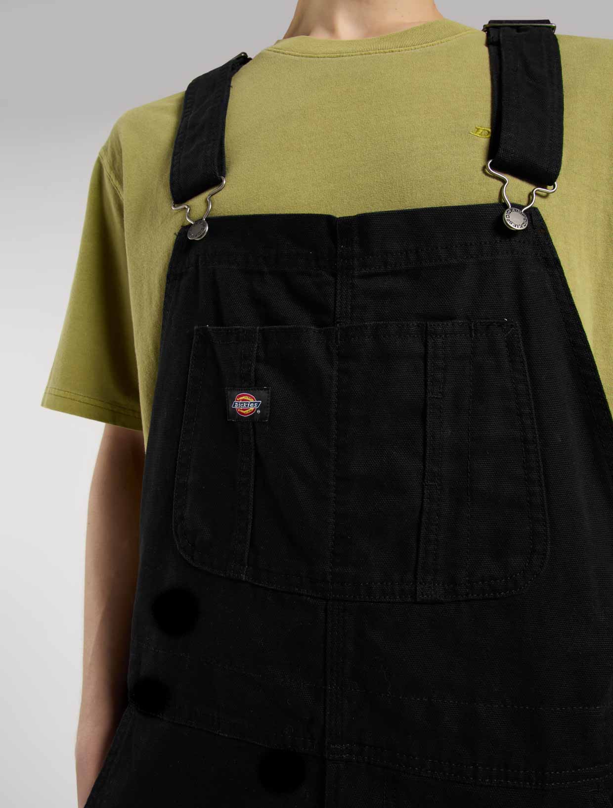 DICKIES CLASSIC SVART CANVAS  BIB CLASSIC - 4