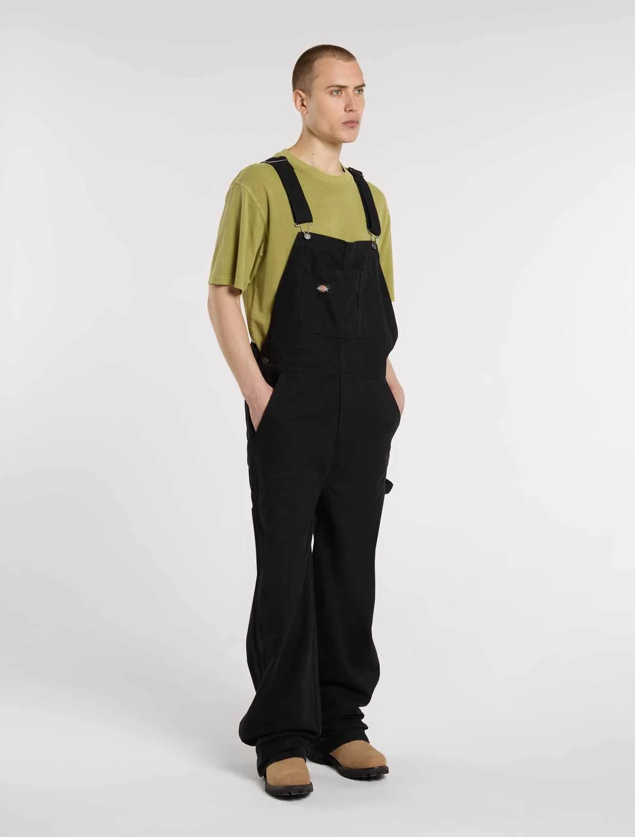 DICKIES CLASSIC SVART CANVAS  BIB CLASSIC - 3