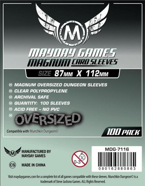 Magnum Oversized Dungeon Card Sleeves - 87 X 112 mm - 100 Pack