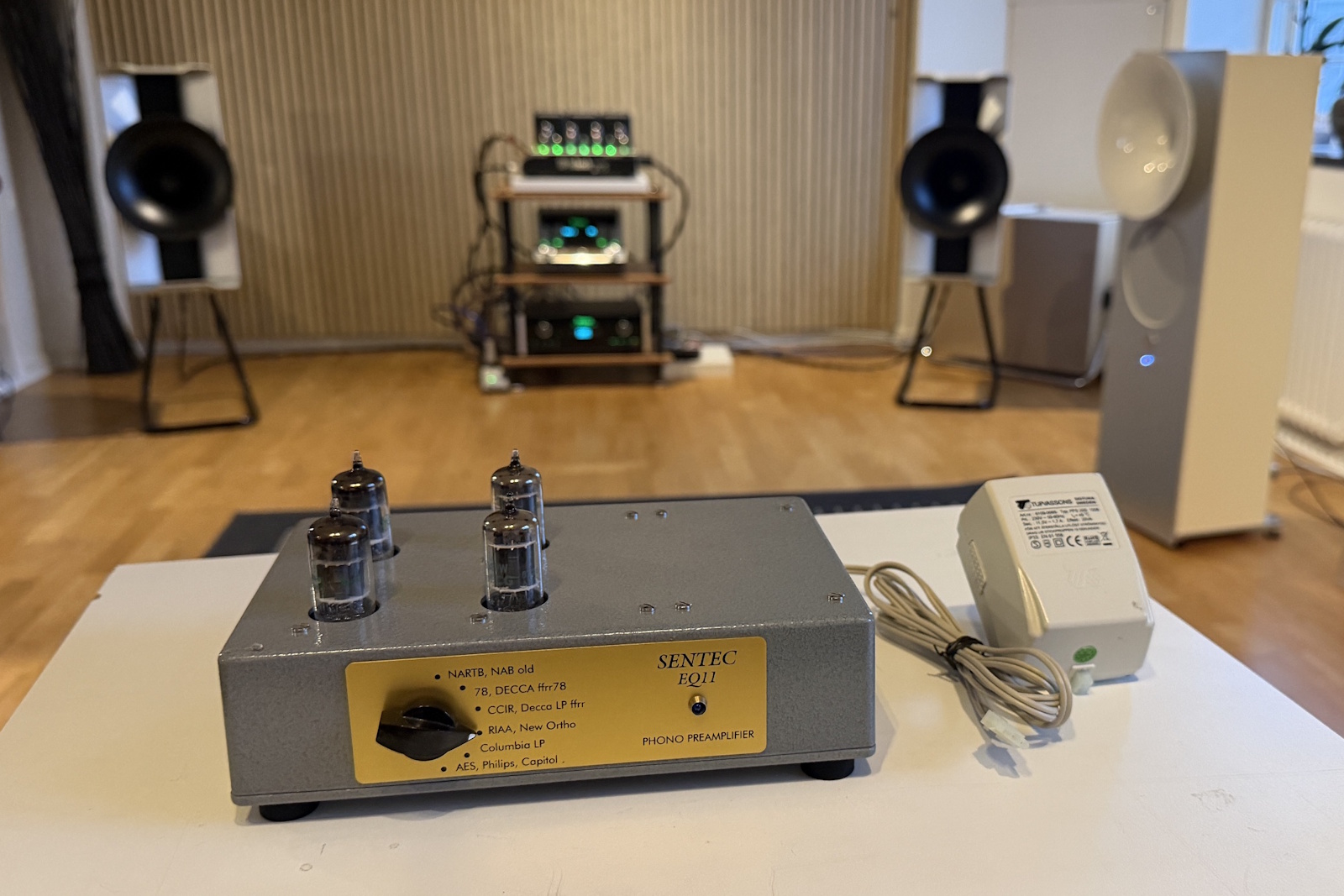 Sentec EQ11 - MM Riaa med rör - Beg