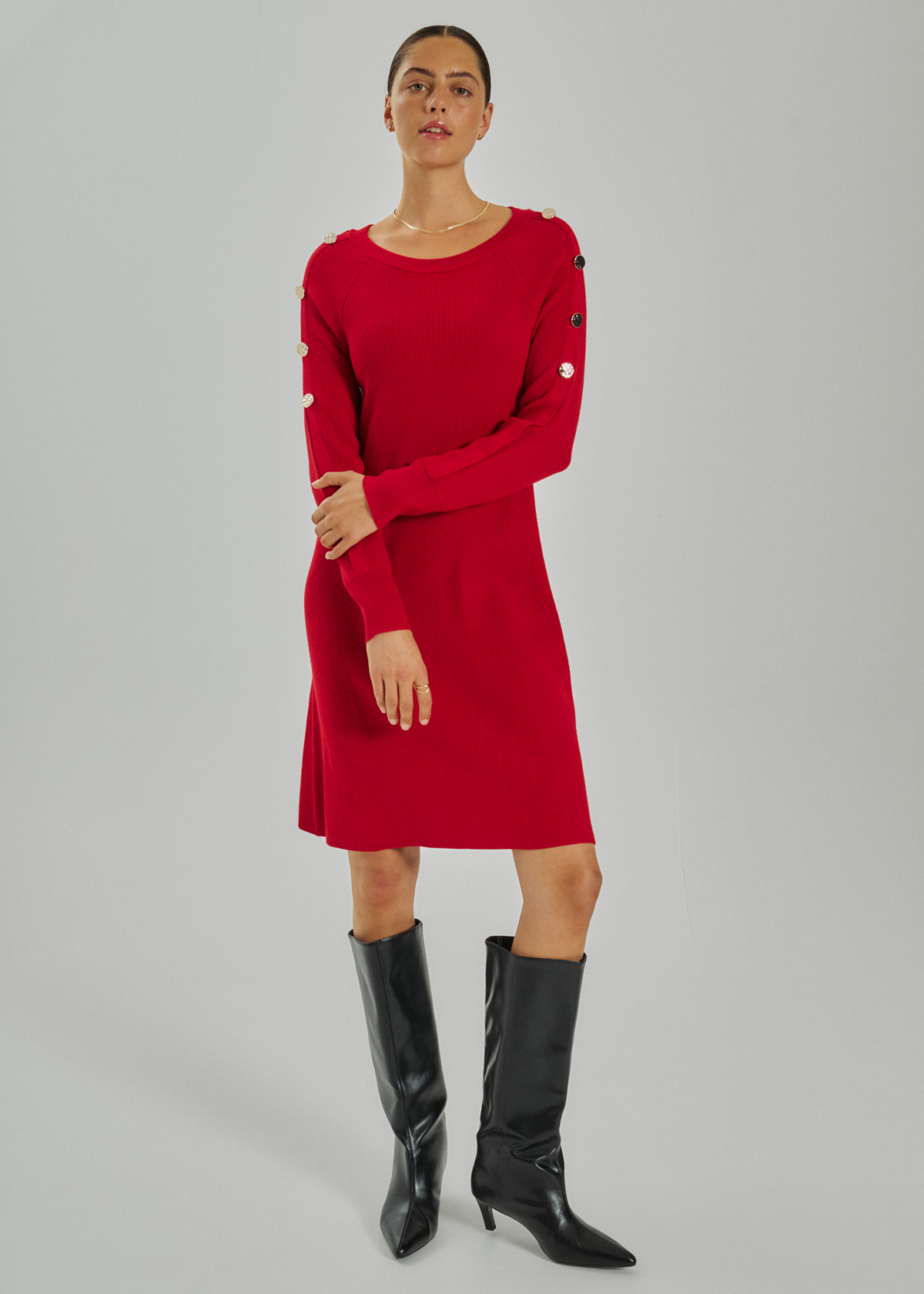 Katie dress - Chili pepper - 4