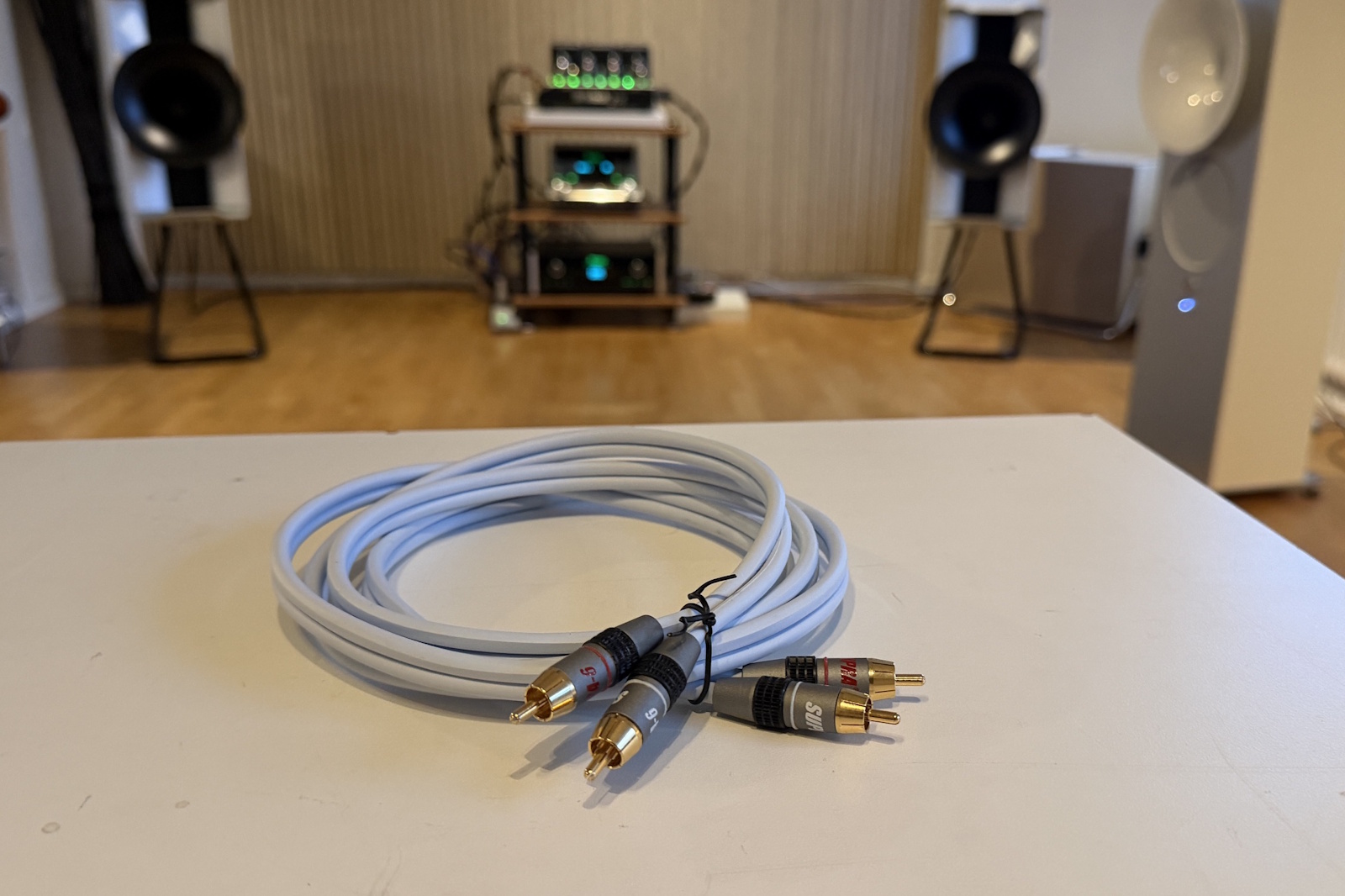 Supra Dual RCA - 2 meter - Begagnad siglankablar
