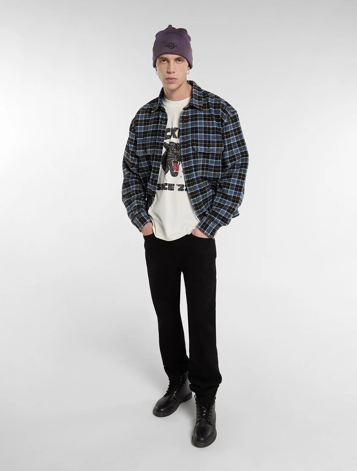 Dickies Dad Flanellskjorta Black - 4