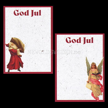 Juladresslapp 12 stycken - LO