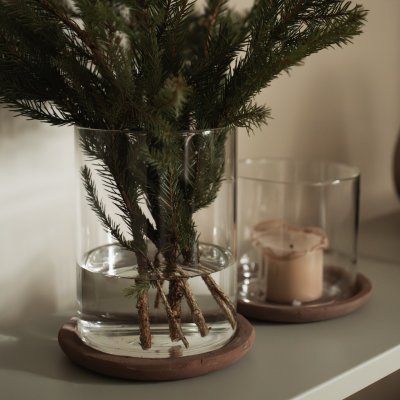 Glaslykta Terra  large - brown - 6