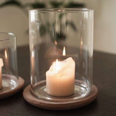 Glaslykta Terra  large - brown - 2