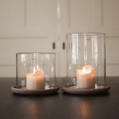 Glaslykta Terra  large - brown - 4