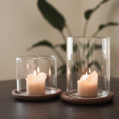 Glaslykta Terra  large - brown - 9