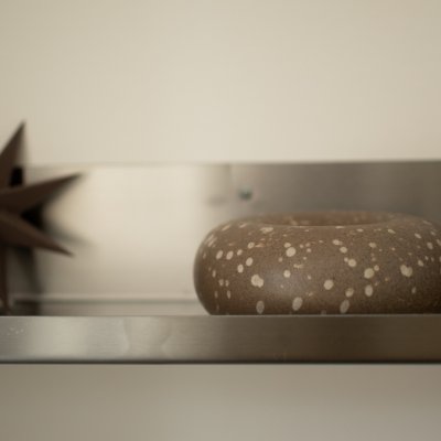 Float Tealight - brown dot - 4