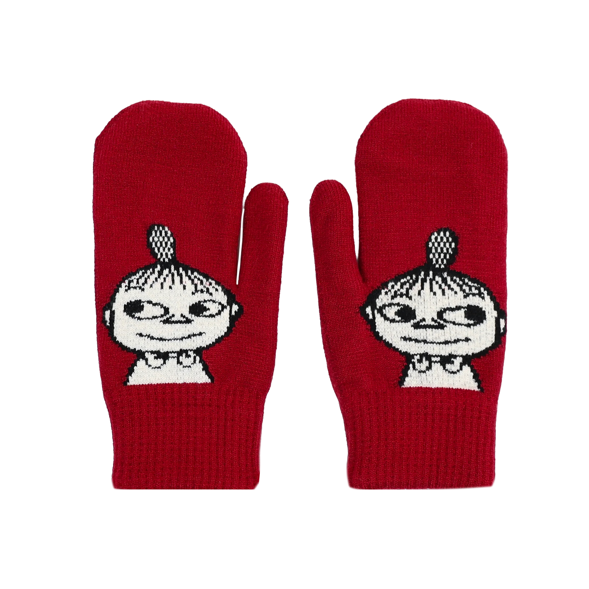 Moomin Mittens - Adult Size - Little My Red