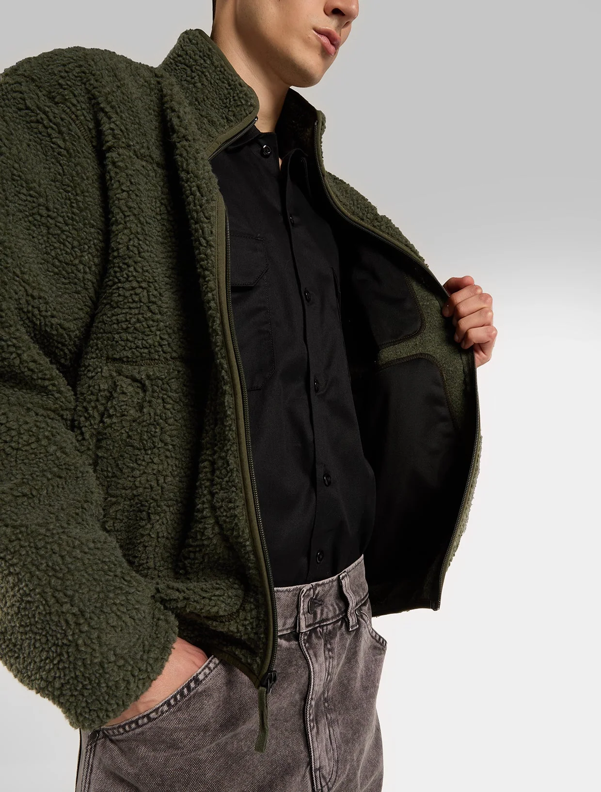 Dickies Mount Hope Fleecetröja Deep Depths - 6