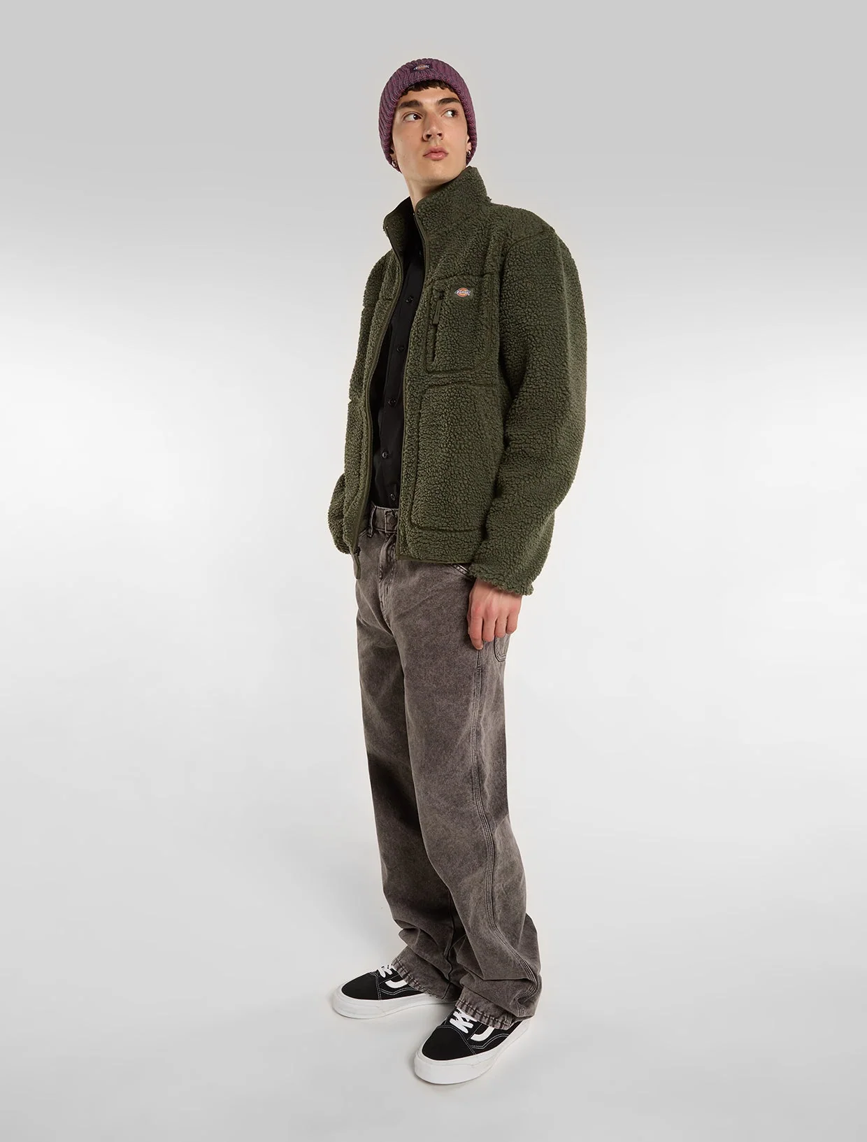 Dickies Mount Hope Fleecetröja Deep Depths - 3