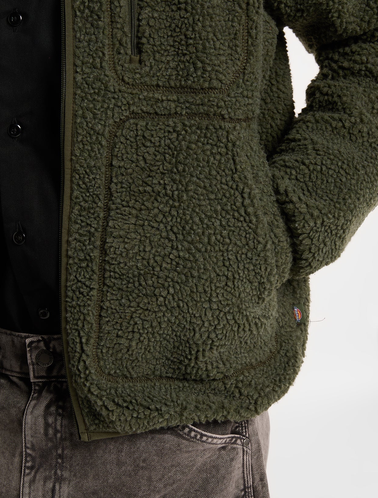 Dickies Mount Hope Fleecetröja Deep Depths - 5