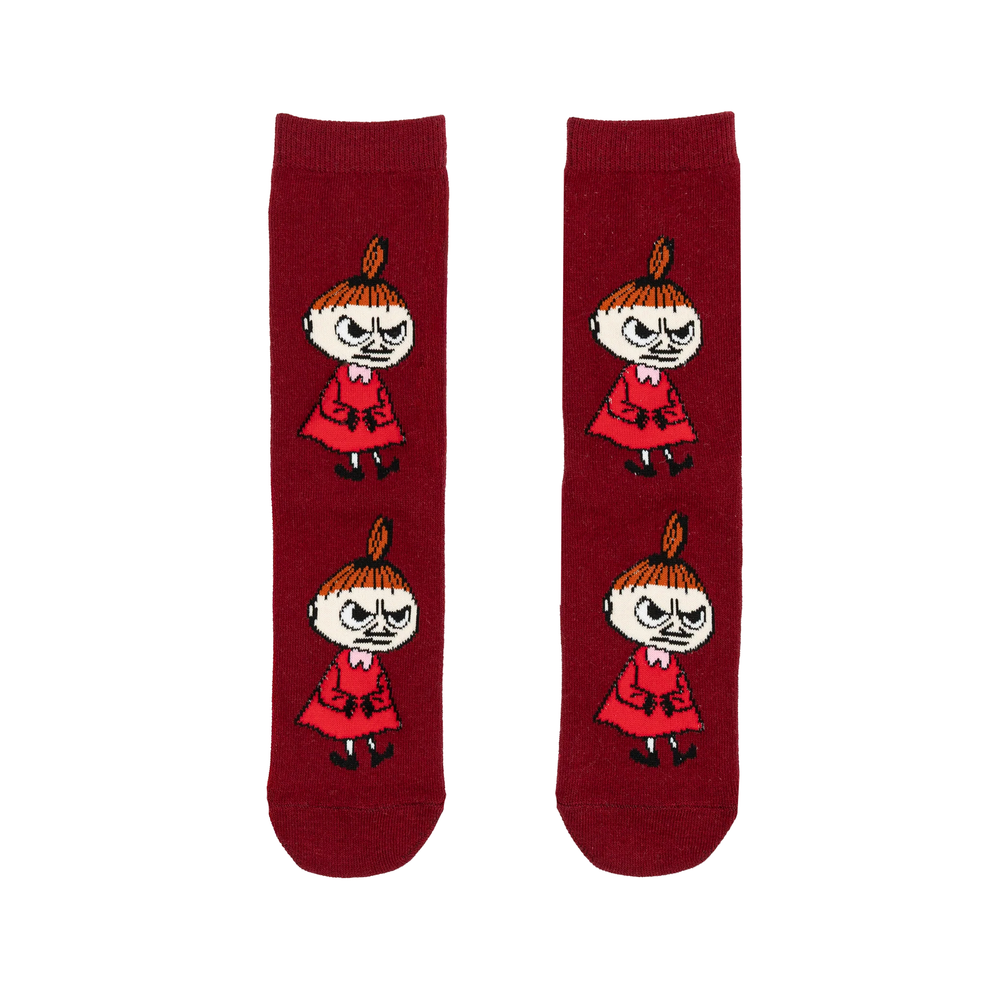 Moomin Women's Socks - Little My Red