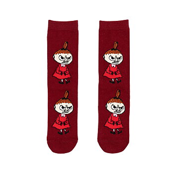 Moomin Women's Socks - Little My Red