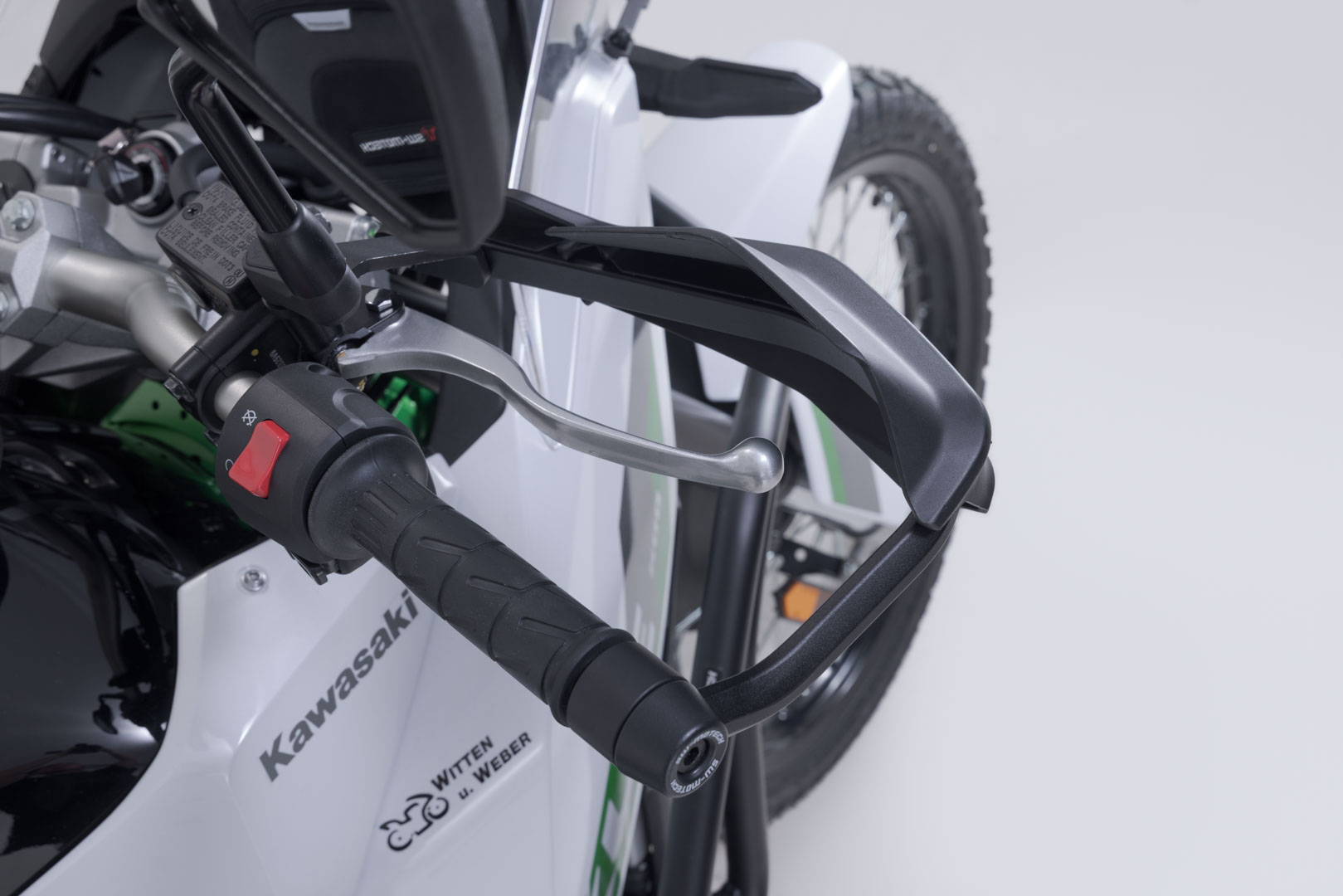 Adventure handguard kit Black. Kawasaki KLE500 / KLE500 SE (26-). - 7