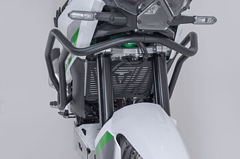 Radiator guard Black. Kawasaki KLE500 / KLE500 SE (26-).