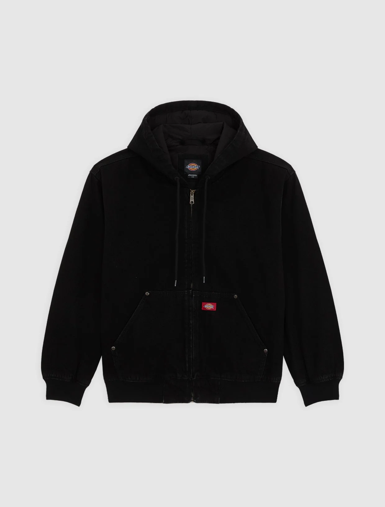 Dickies Lined Denim Hooded Bomberjacka Black - 7