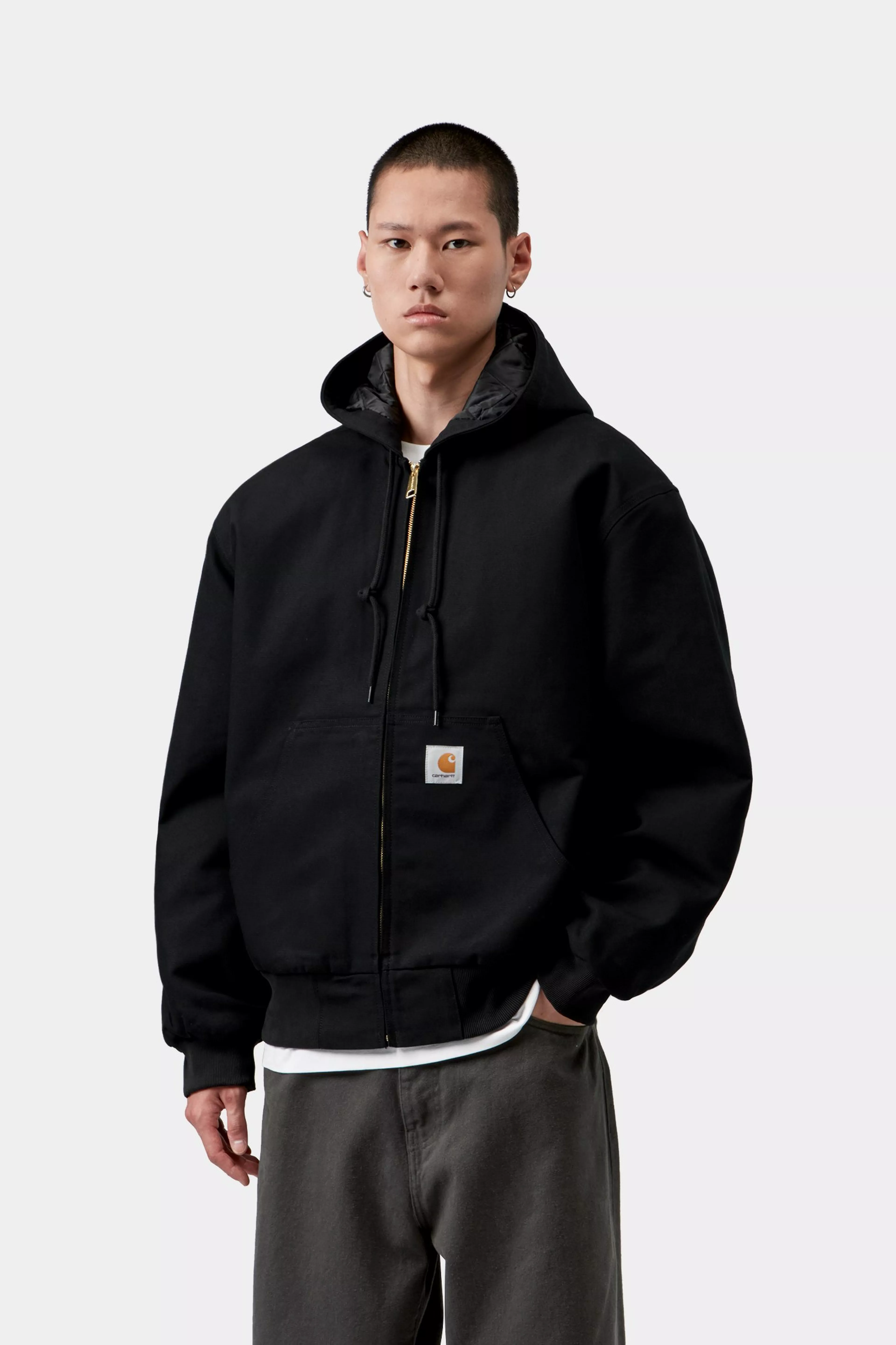Carhartt WIP OG Active Jacket Black Rigid - 3