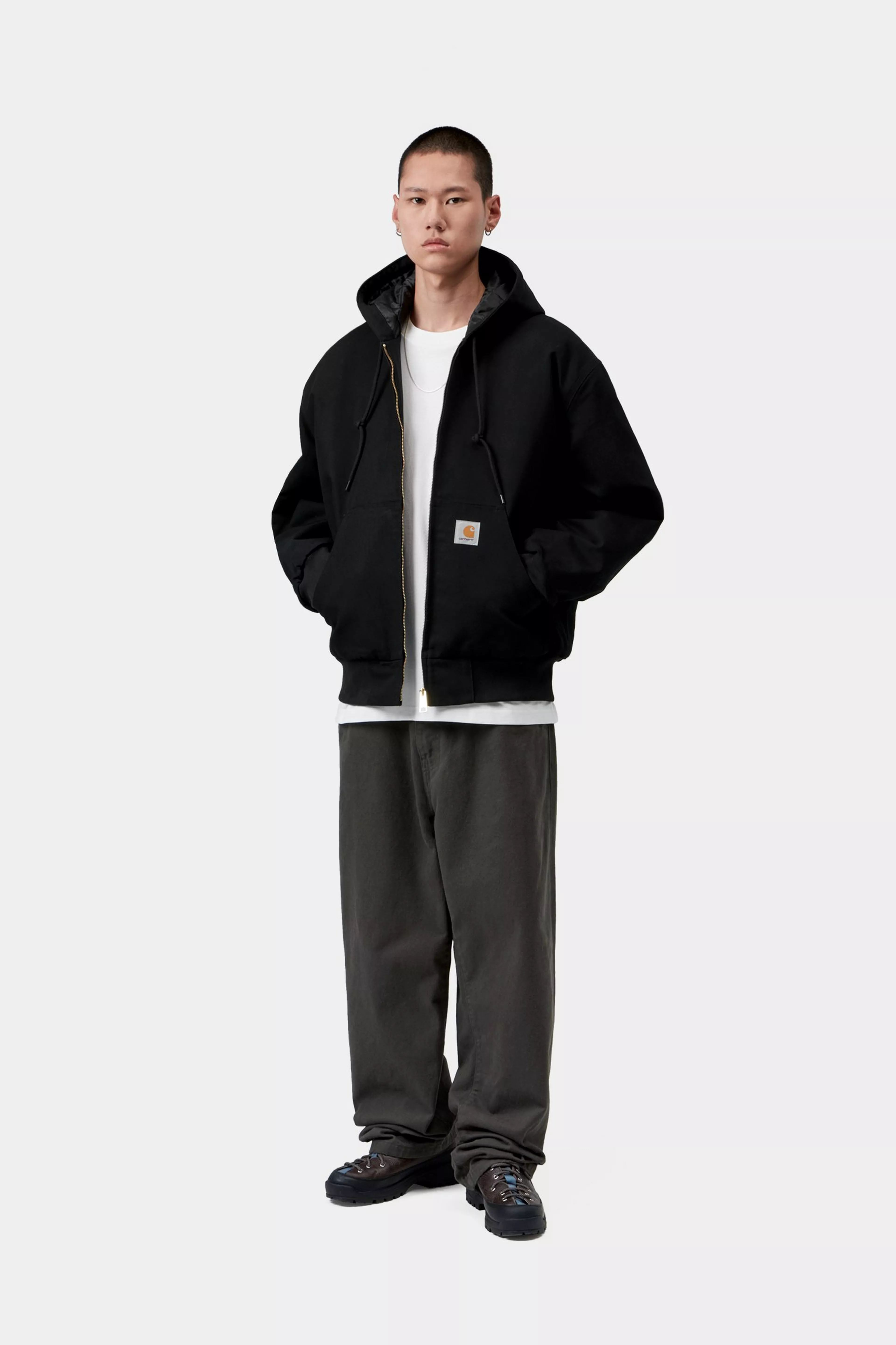 Carhartt WIP OG Active Jacket Black Rigid - 4