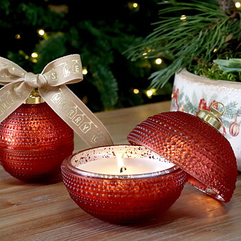 JULKULA MED STEARINLJUS - CHERRY - STOR