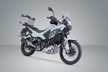 TRAX ADV top case system Silver. Kawasaki KLE500 / KLE500 SE (26-).