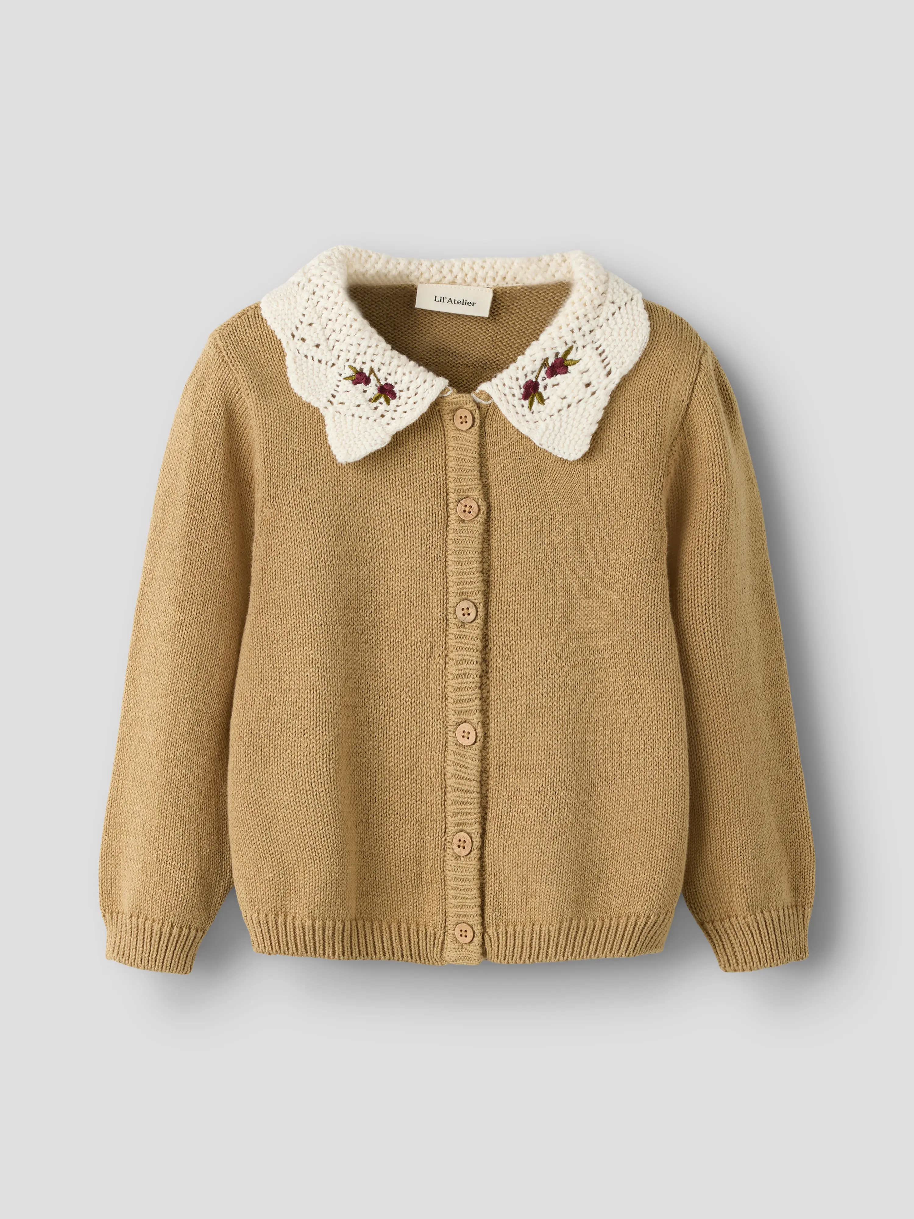 NMFROBA LS KNIT CARD LIL Kelp - 2