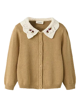 NMFROBA LS KNIT CARD LIL Kelp
