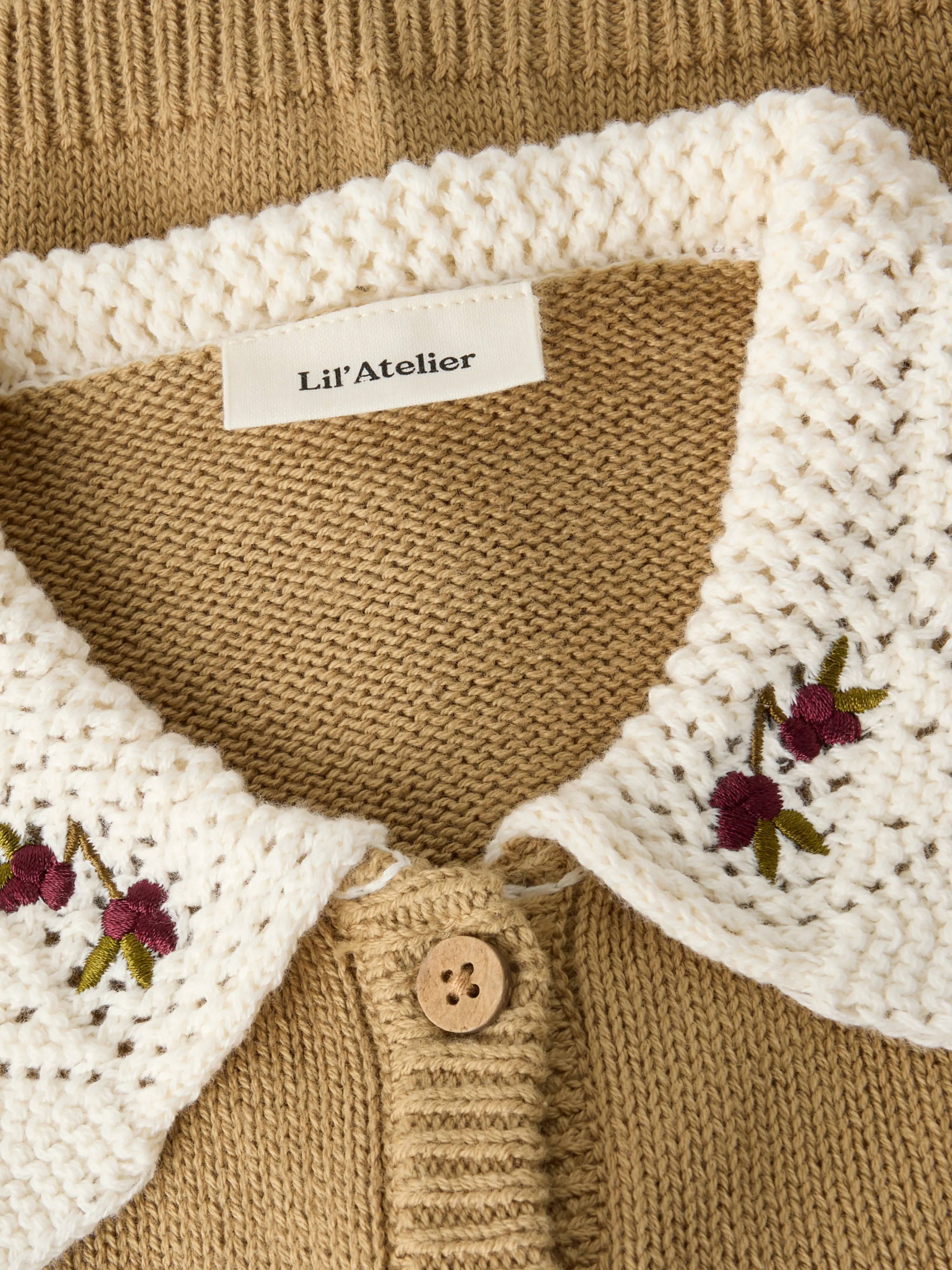 NMFROBA LS KNIT CARD LIL Kelp - 4