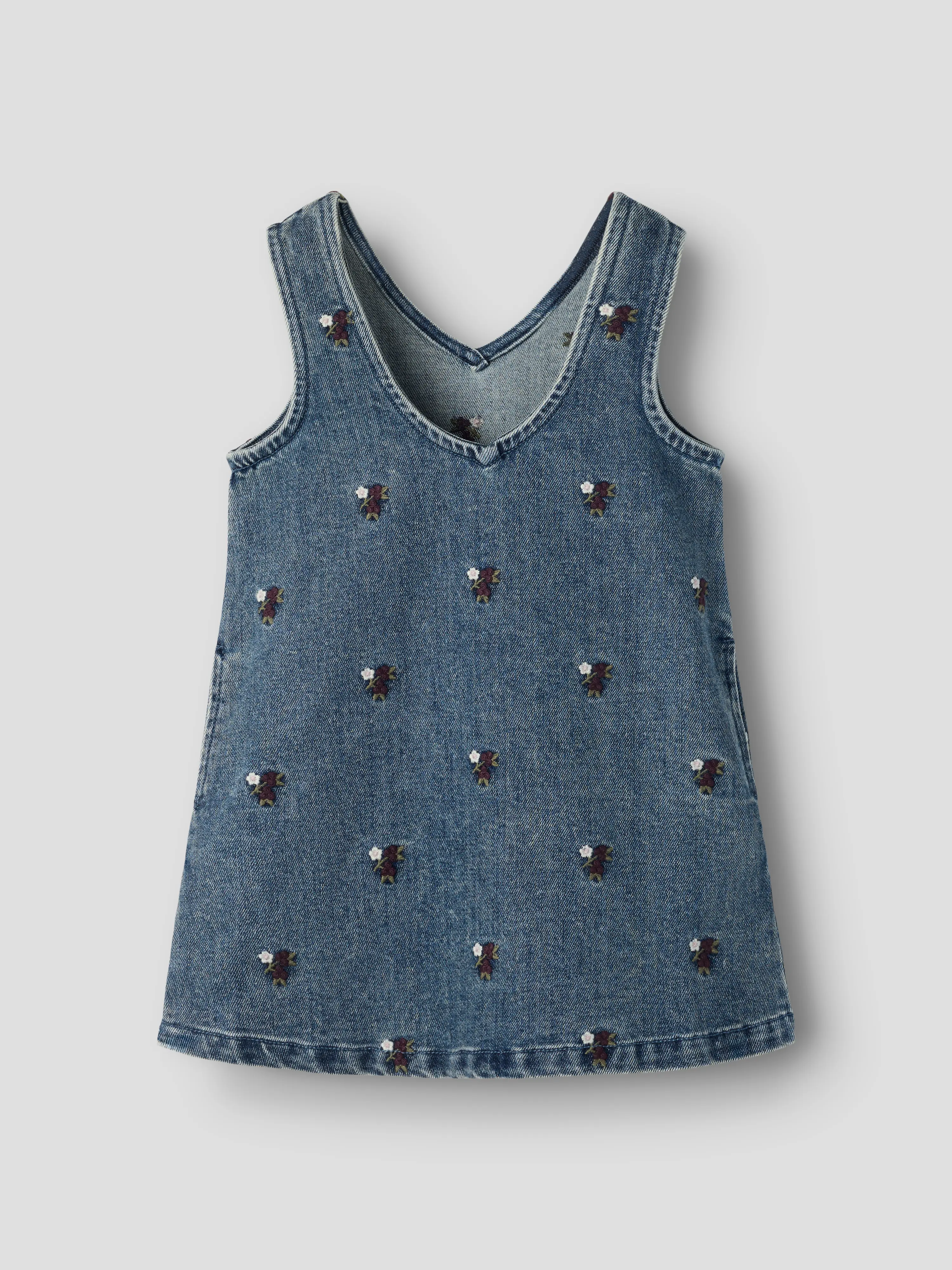NMFROBERTA DNM SPENCER 6288-SE LIL Dark Blue Denim FLOWER EMB - 2