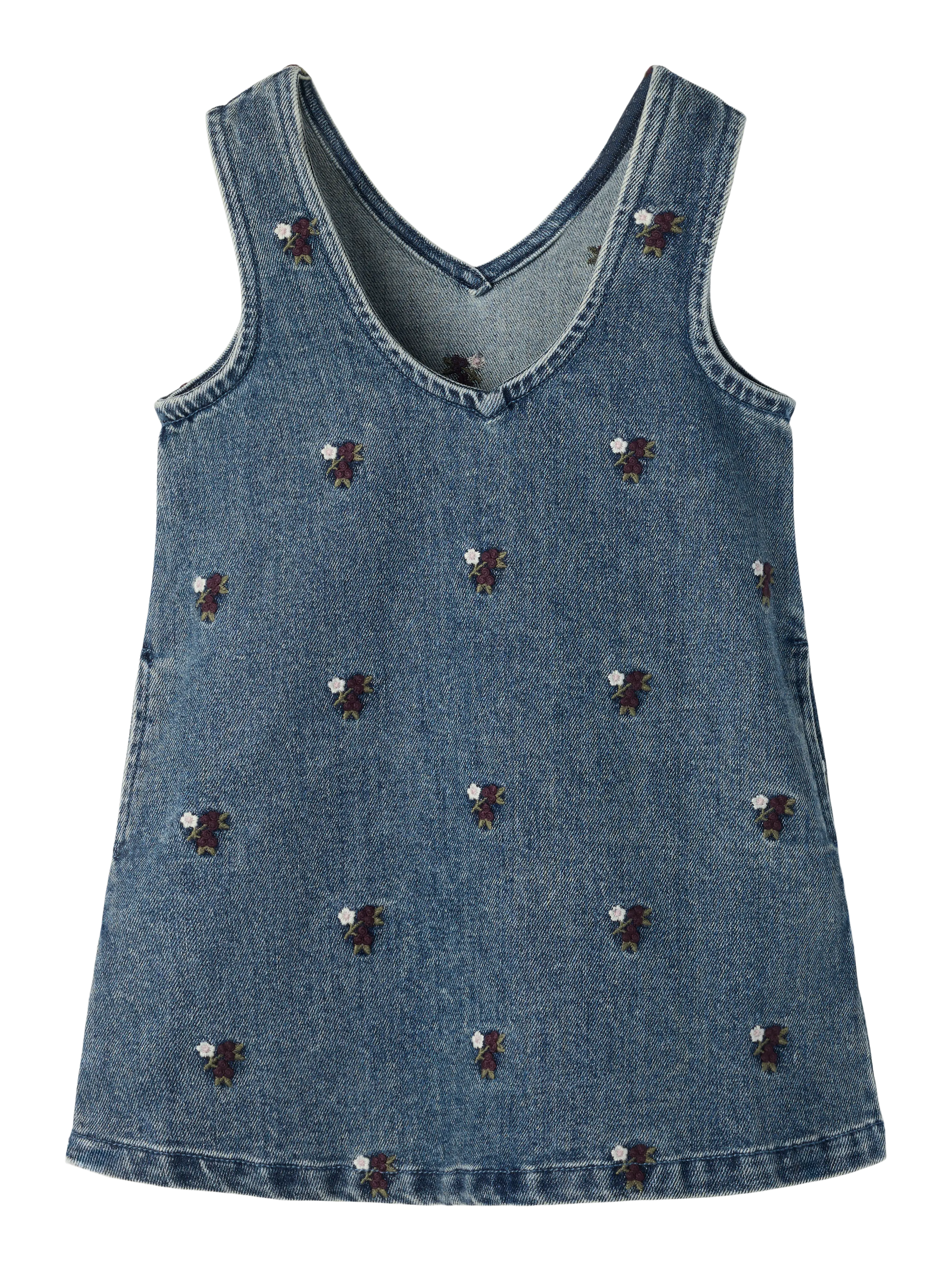 NMFROBERTA DNM SPENCER 6288-SE LIL Dark Blue Denim FLOWER EMB