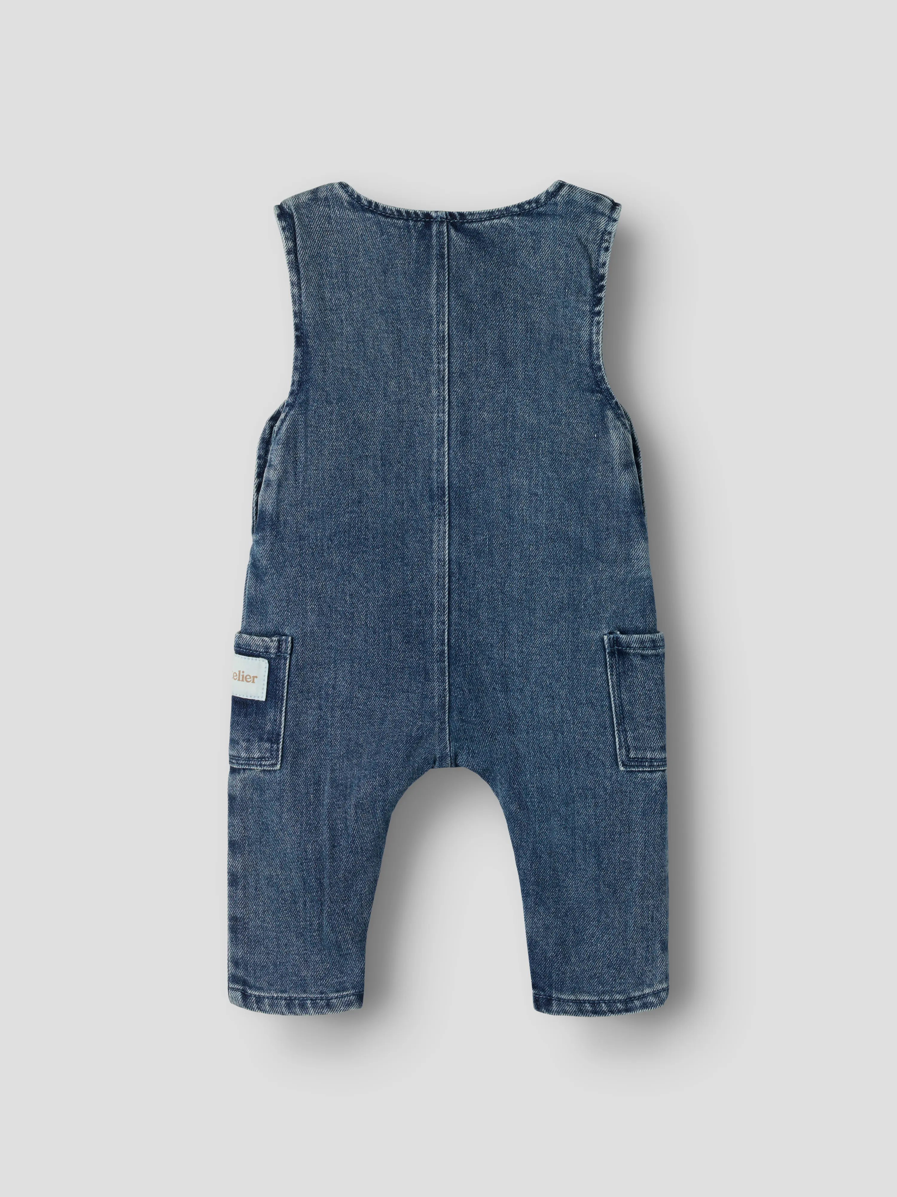 NBMROB LOOSE DNM OVERALL 6288-SE LIL Dark Blue Denim - 3