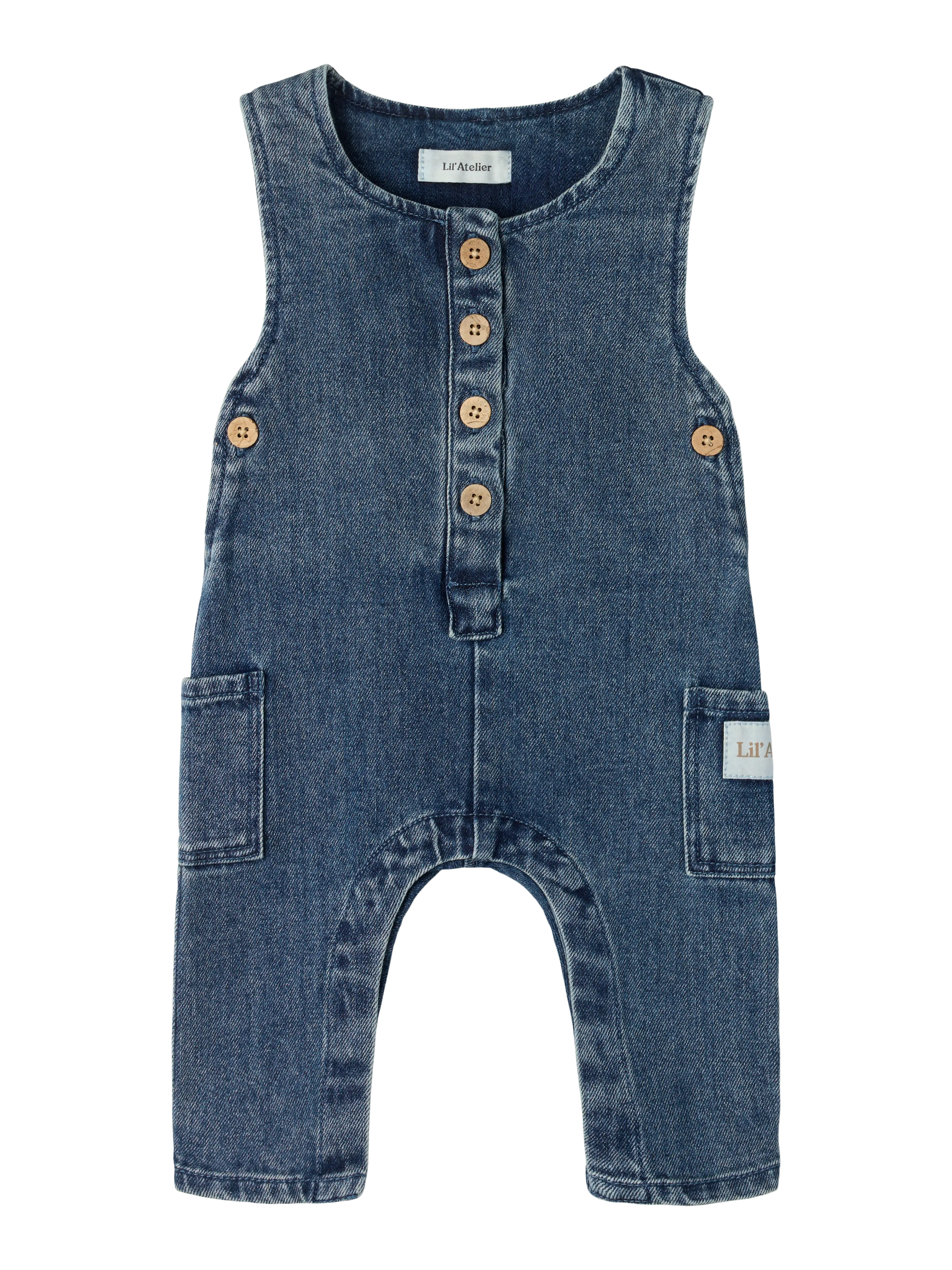 NBMROB LOOSE DNM OVERALL 6288-SE LIL Dark Blue Denim