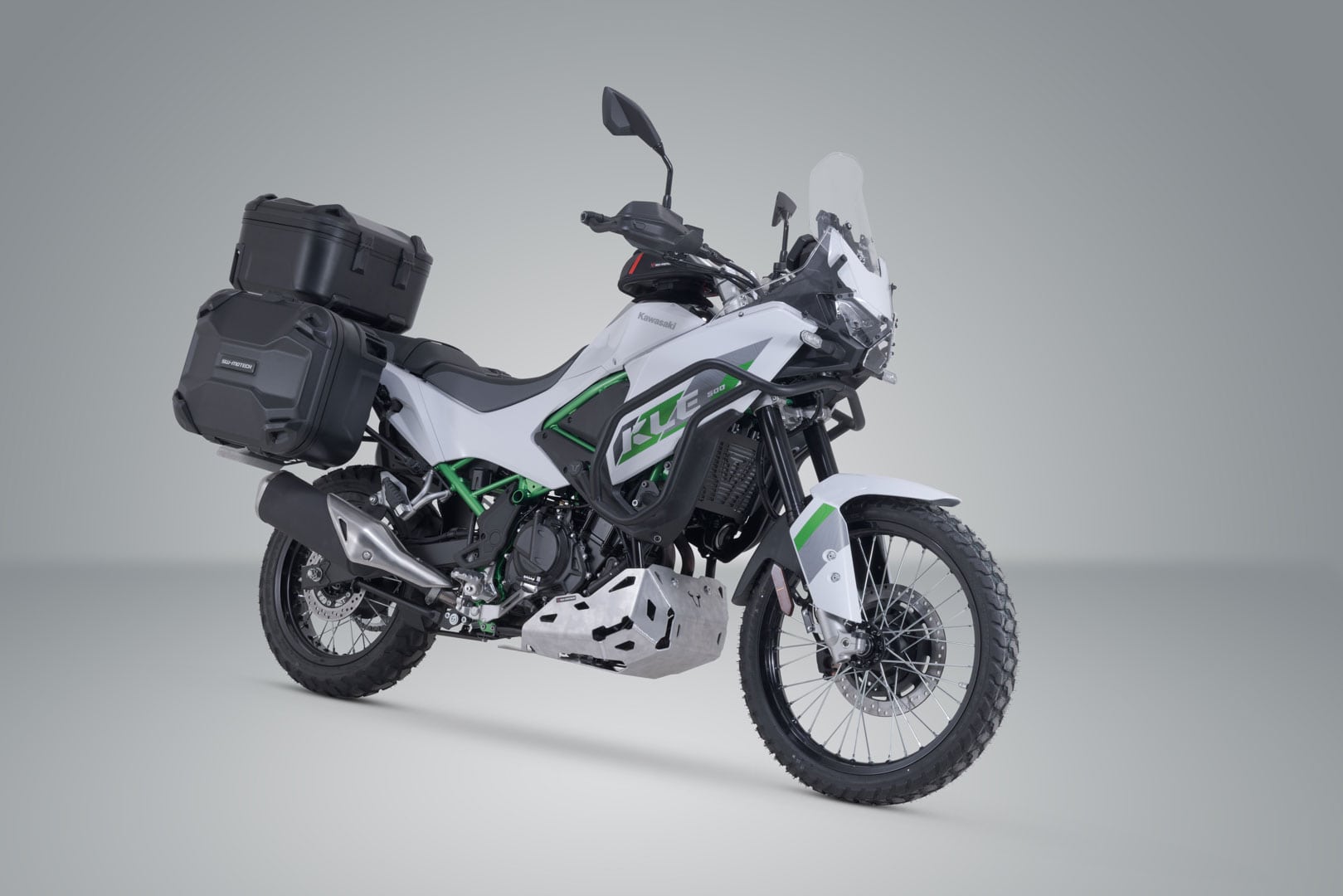 Adventure set DUSC with top case L Black. Kawasaki KLE500 / KLE500 SE (26-). - 2