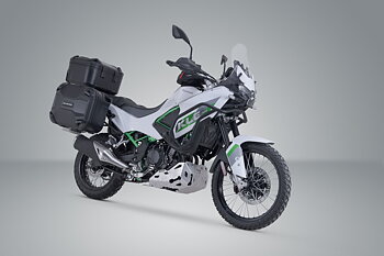 Adventure set DUSC with top case L Black. Kawasaki KLE500 / KLE500 SE (26-).