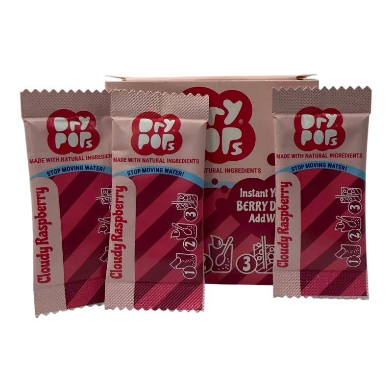 DryPops - Cloudy Raspberry 12st.