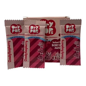 DryPops – Cloudy Raspberry, 12 kpl.