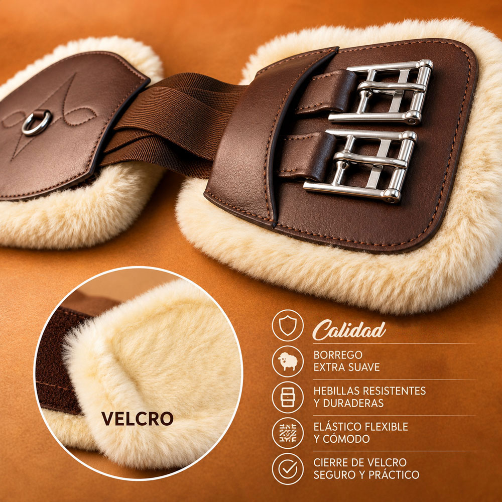Zaldi Anatomical Dressage Girth (includes double padding!) - 11
