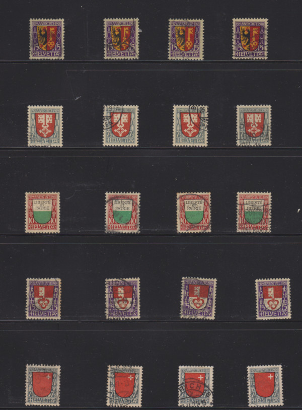 Samling Schweiz 1862-1960-tal - 8