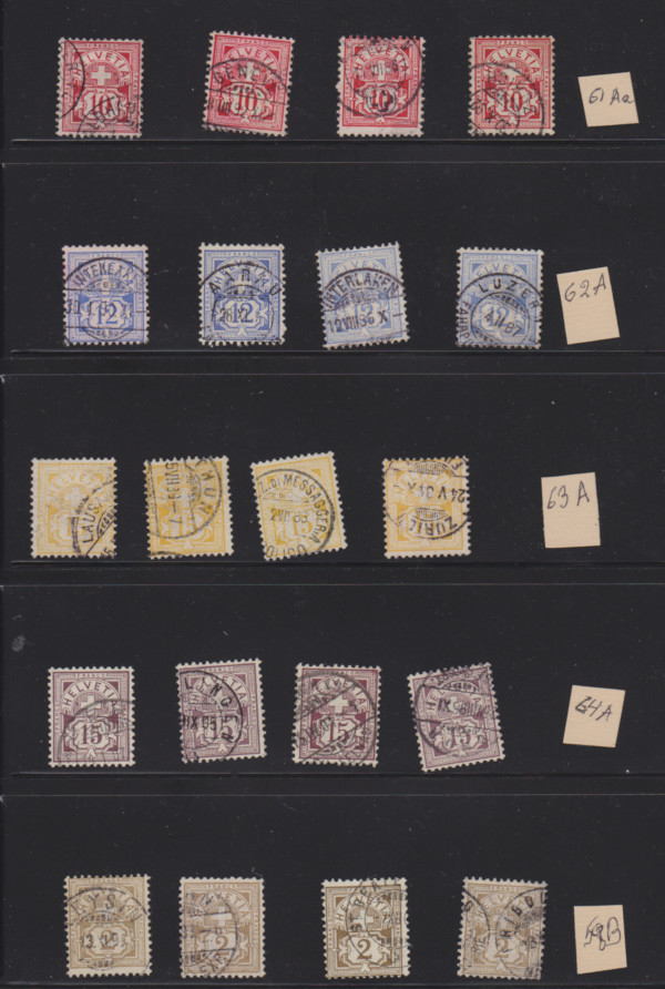 Samling Schweiz 1862-1960-tal - 5