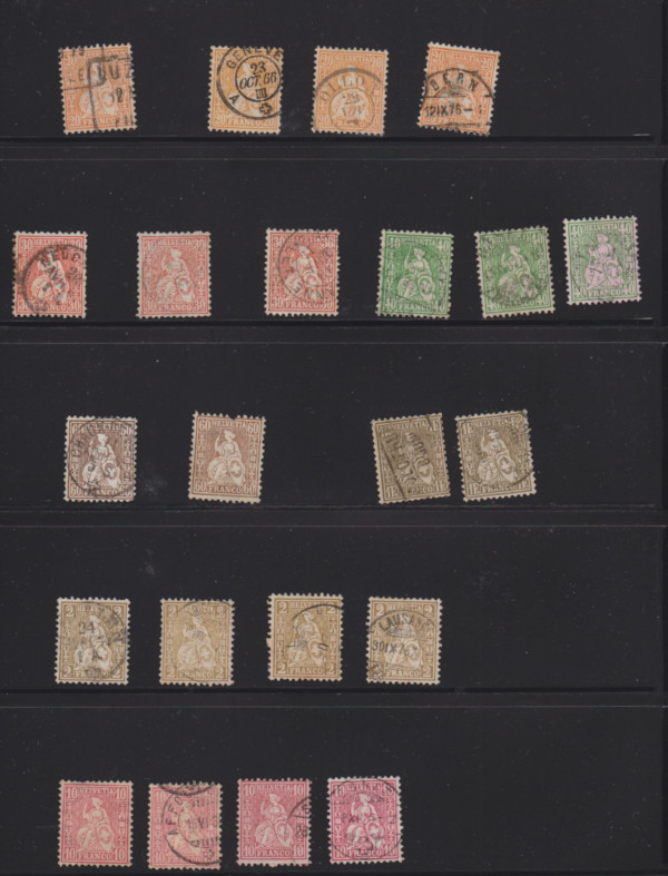 Samling Schweiz 1862-1960-tal - 2