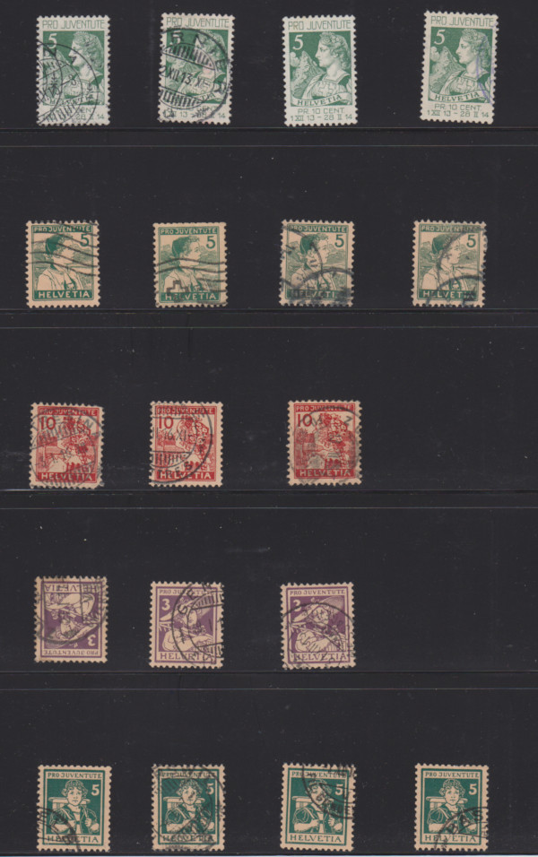 Samling Schweiz 1862-1960-tal - 6