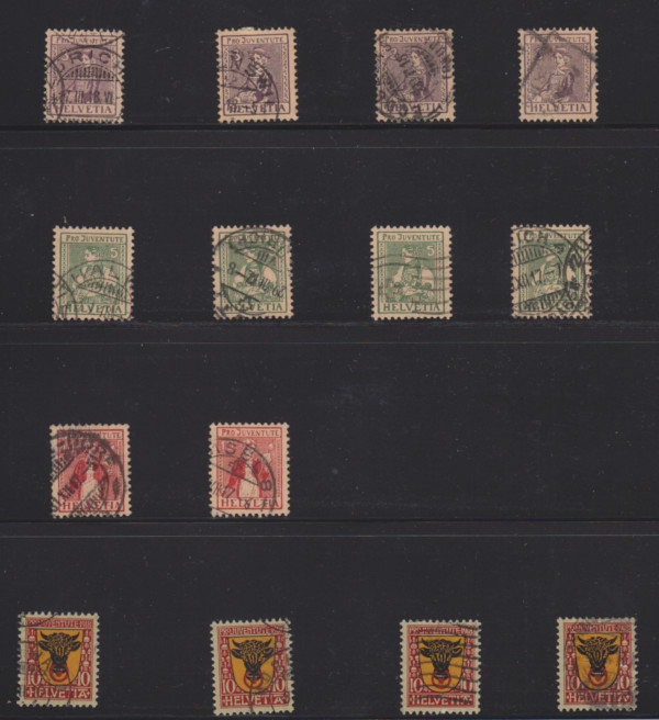 Samling Schweiz 1862-1960-tal - 7